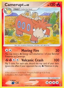 Camerupt #18, Reverse Foil