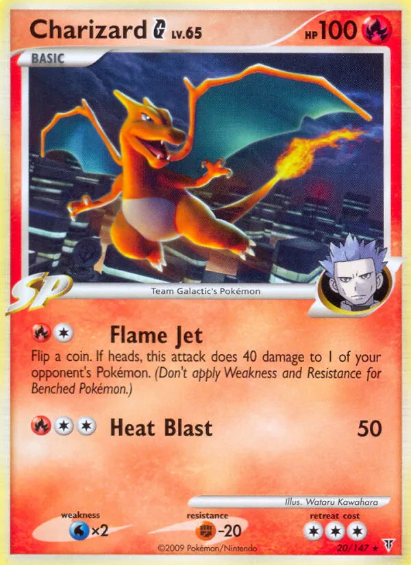 Charizard G #20, Supreme Victors Reverse Foil