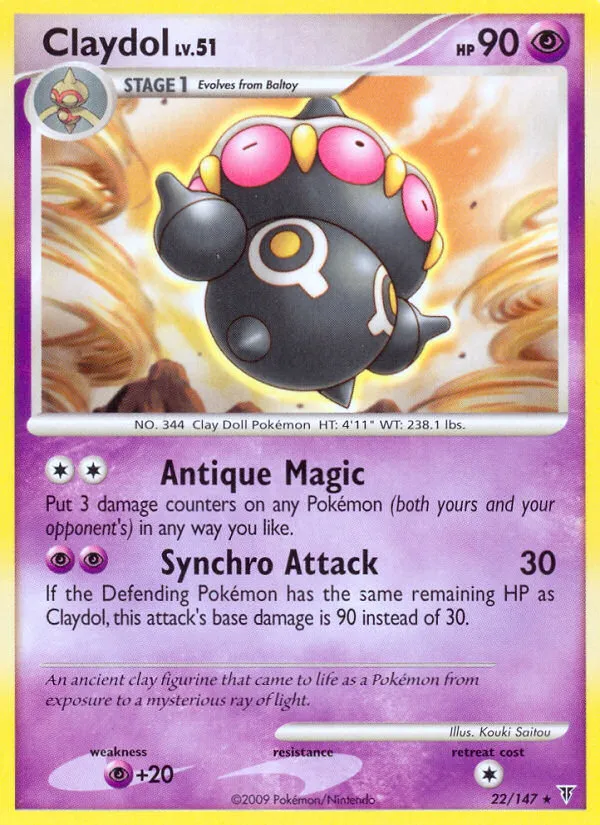 Claydol #22, Supreme Victors Reverse Foil