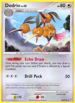 Dodrio #25, Reverse Foil