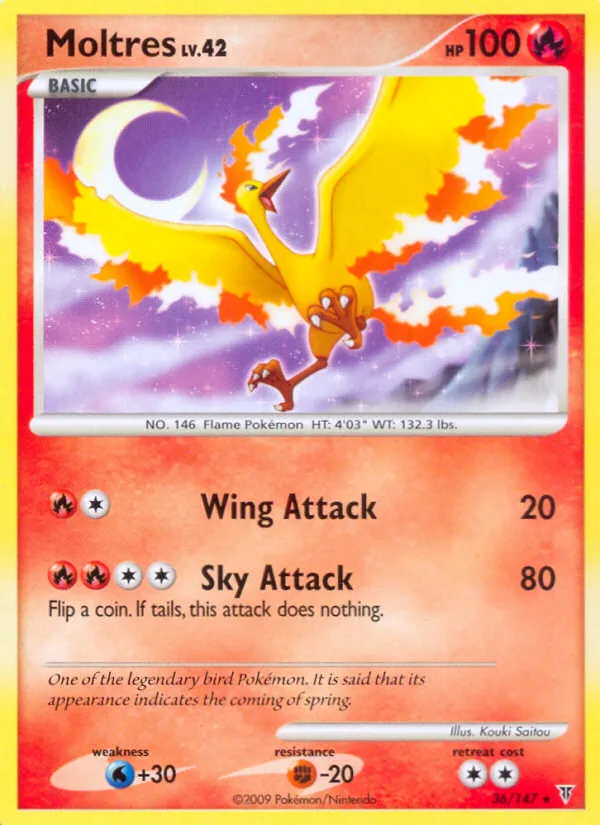 Moltres #36, Supreme Victors Reverse Foil