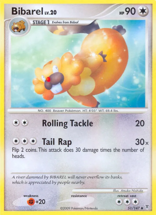 Bibarel #51, Supreme Victors Reverse Foil