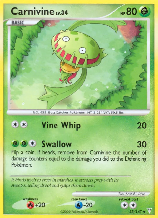 Carnivine #53, Supreme Victors Reverse Foil