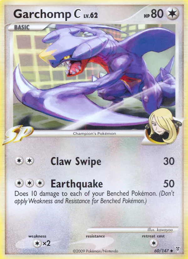 Garchomp C #60, Supreme Victors Crosshatch-2009 Regional Championships