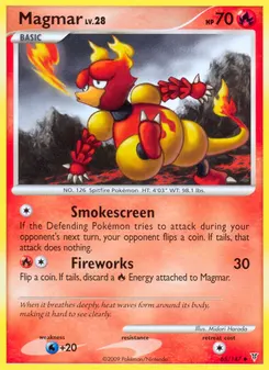 Magmar #65, Reverse Foil