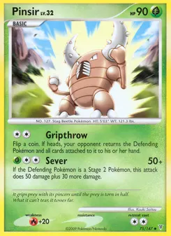 Pinsir #75, Reverse Foil
