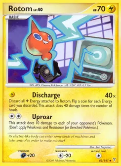 Rotom #82, Reverse Foil