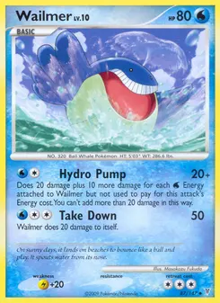 Wailmer #87, Reverse Foil