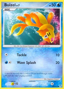 Buizel #92, Reverse Foil