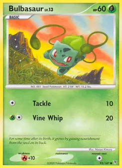Bulbasaur #93, Reverse Foil