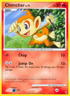 Chimchar #97, Reverse Foil