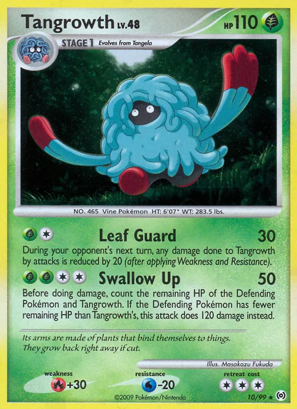 Tangrowth #10, Arceus Reverse Foil