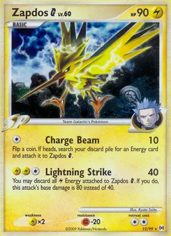 Zapdos G #12, Reverse Foil
