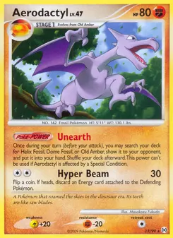 Aerodactyl #13, Reverse Foil