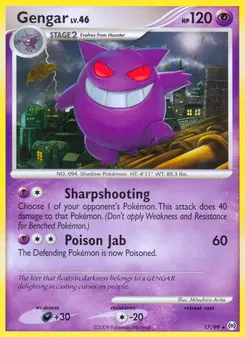 Gengar #17, Reverse Foil