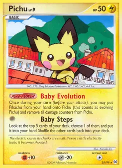 Pichu #25, Reverse Foil