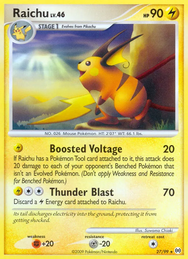 Raichu #27, Arceus Prerelease