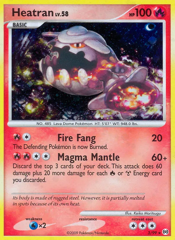 Heatran #3, Arceus Reverse Foil