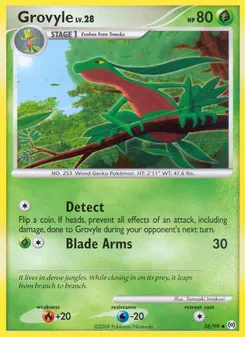 Grovyle #38, Reverse Foil