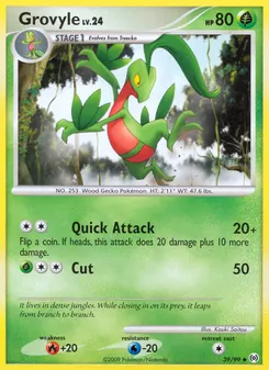 Grovyle #39, Reverse Foil