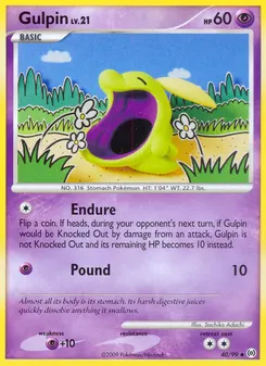 Gulpin #40, Reverse Foil