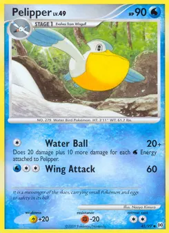 Pelipper #45, Reverse Foil