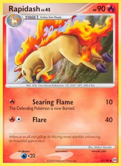 Rapidash #47, Reverse Foil