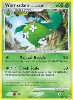 Wormadam Plant Cloak #49, Reverse Foil