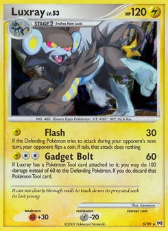 Luxray #5, Reverse Foil