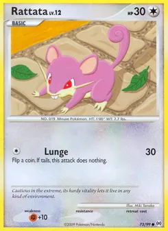 Rattata #73, Reverse Foil