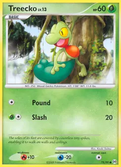 Treecko #79, Reverse Foil