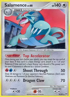 Salamence #8, Reverse Foil