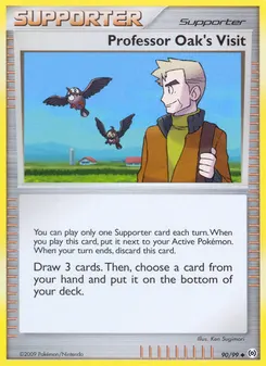 Professor Oak's Visit #90, Reverse Foil