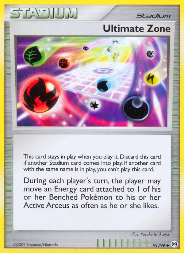 Ultimate Zone #91, Arceus Reverse Foil