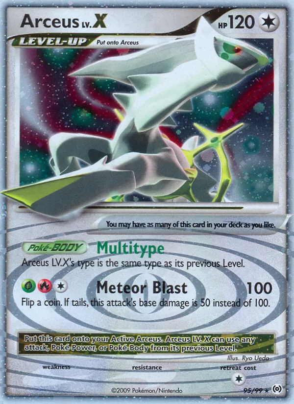 Arceus LV.X #95, Arceus