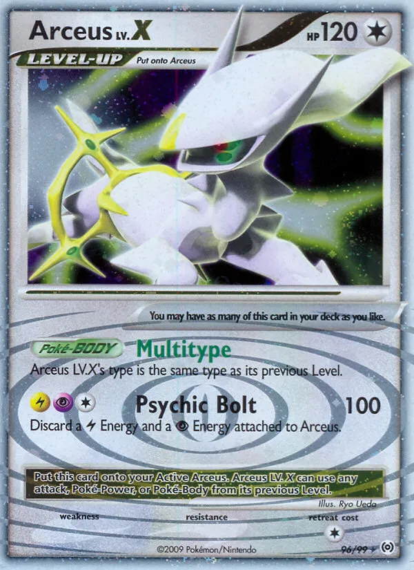 Arceus LV.X #96, Arceus