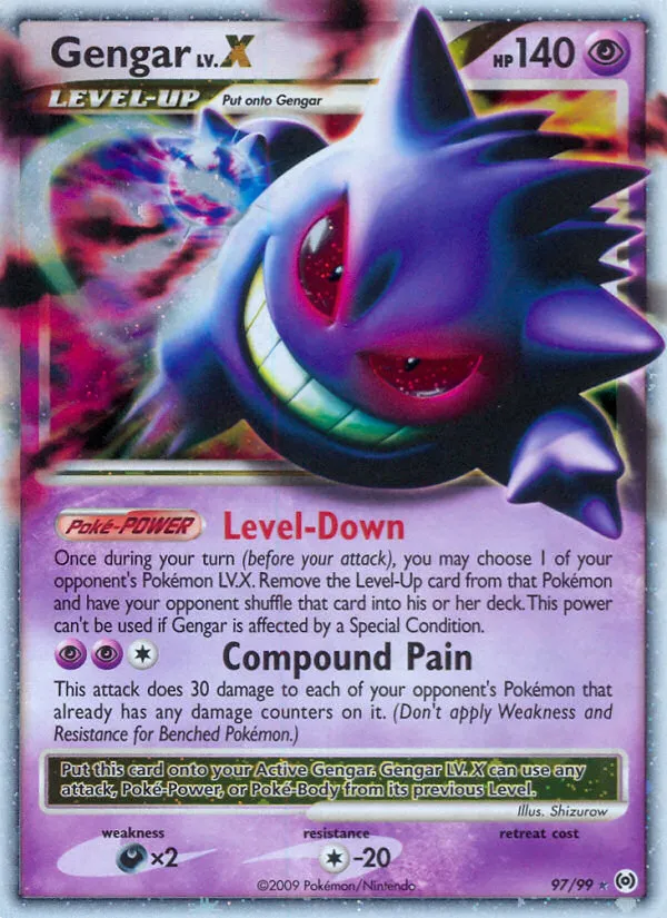 Gengar LV.X #97, Arceus