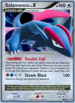 Salamence LV.X #98, Standard