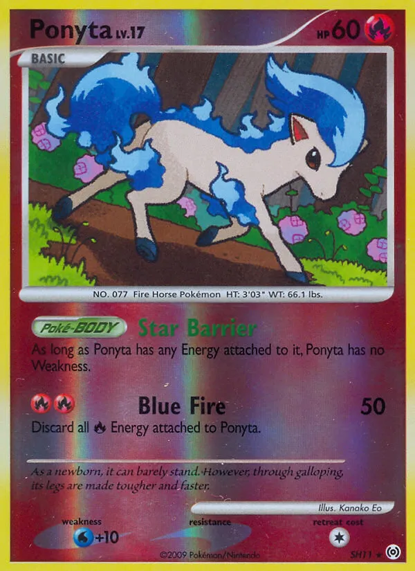 Ponyta #SH11, Arceus Reverse Foil