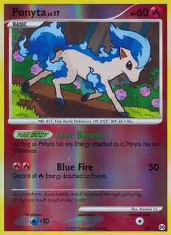 Ponyta #SH11, Reverse Foil
