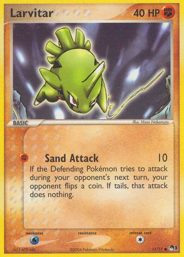 Larvitar #11, POP Series 1