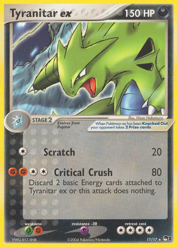 Tyranitar ex #17, POP Series 1