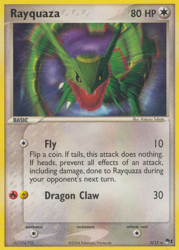 Rayquaza #3, POP Series 1 Holo