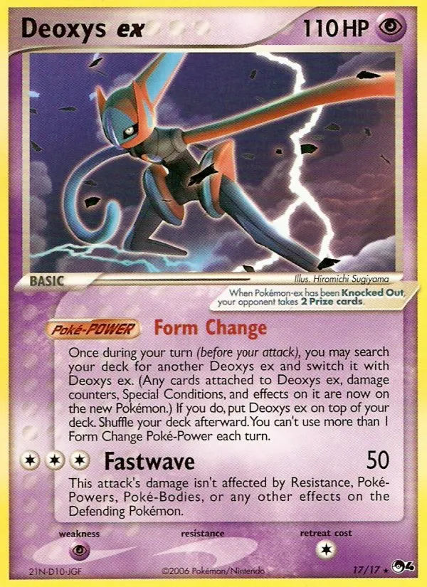 Deoxys ex #17, POP Series 4 Holo