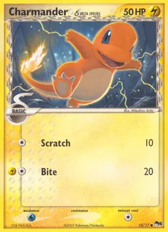 Charmander δ #10, POP Series 5