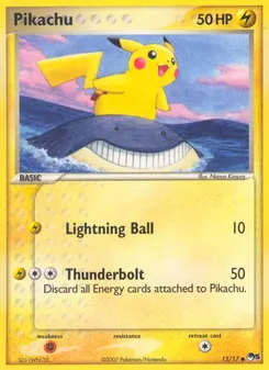 Pikachu #12, Holo