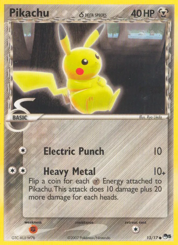 Pikachu δ #13, POP Series 5