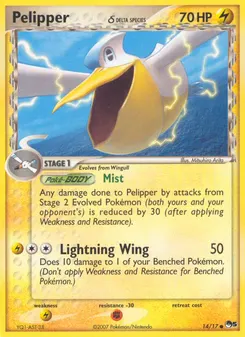Pelipper δ #14, Holo