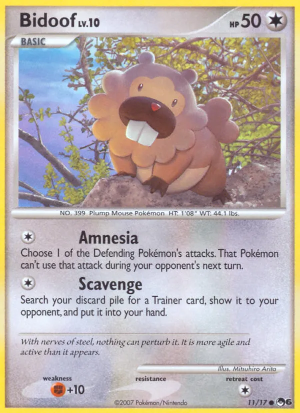 Bidoof #11, POP Series 6