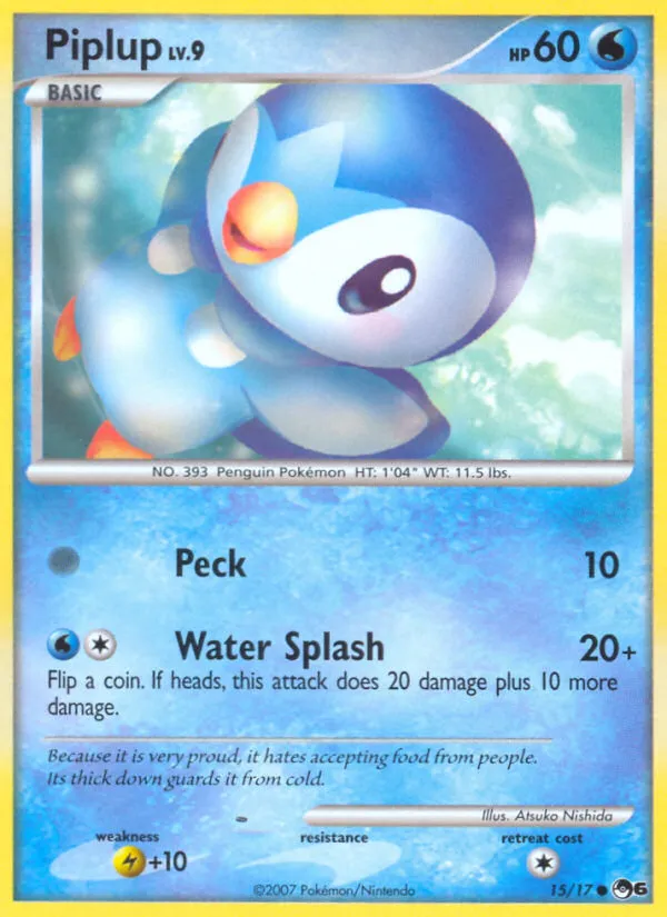 Piplup #15, POP Series 6 Holo